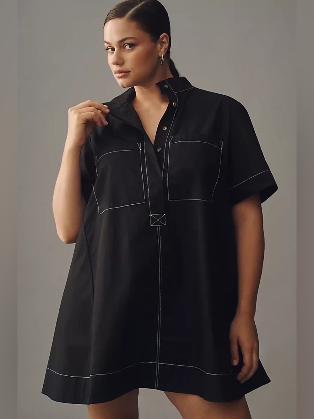 Christian Lacroix
Mock Neck Mini Dress.